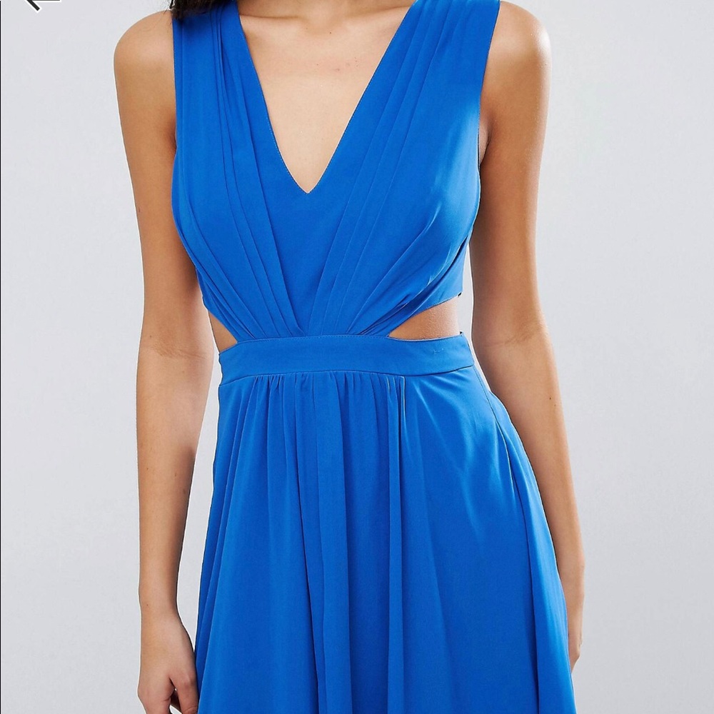 ASOS Side Cutout Flowy Maxi Dress